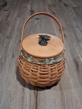 Longaberger Pumpkin Fall Decorative Knob